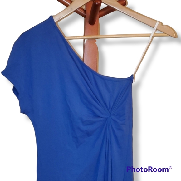 Splendid One Shoulder Pima Cotton Dress - Picture 2 of 6